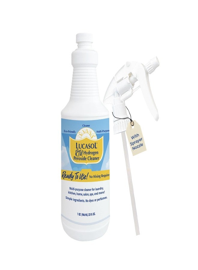 Lucasol Food Grade RTU Ready to Use Hydrogen Peroxide - 1 Quart (32 Fl Oz) - Image 1
